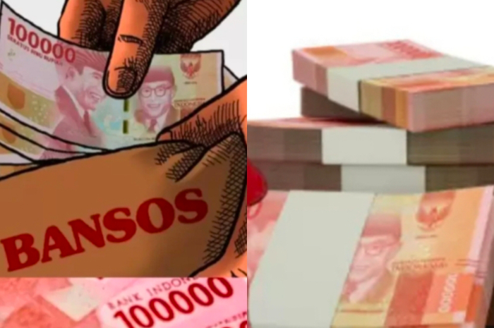 Ilustrasi uang pencairan bansos