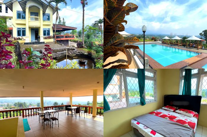 Villa RMB, penginapan luas kapasitas hingga 100 orang di kawasan Puncak Bogor.