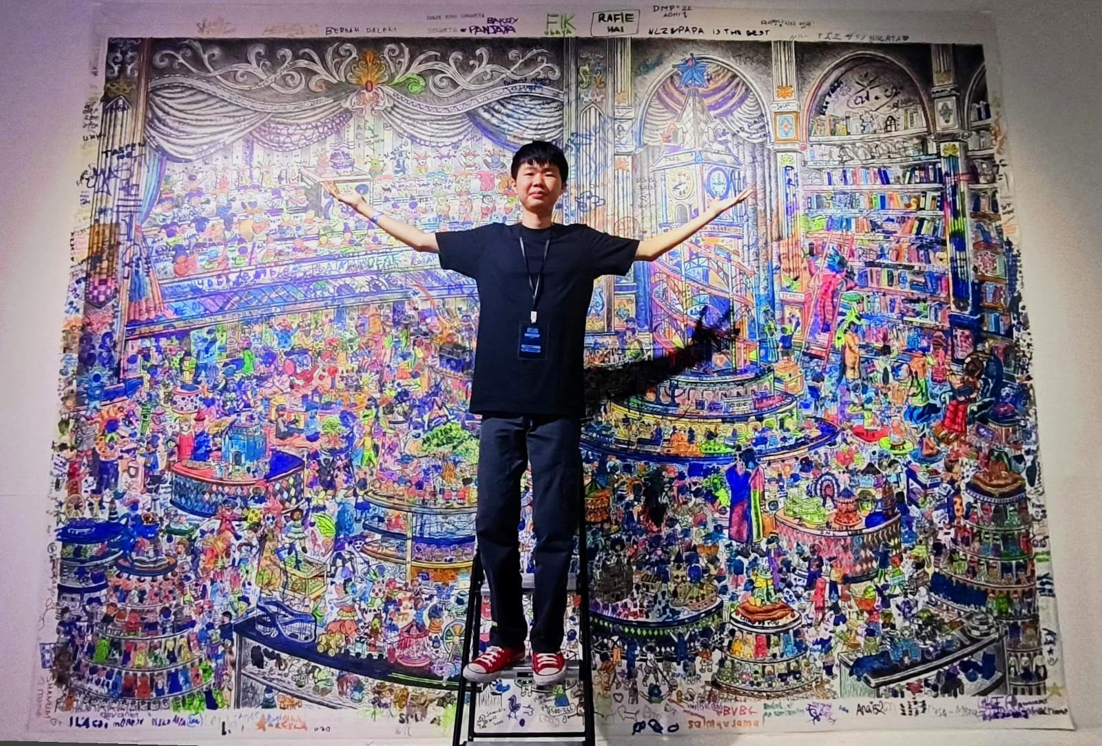 Darren Chandra, seniman muda asal Bogor.