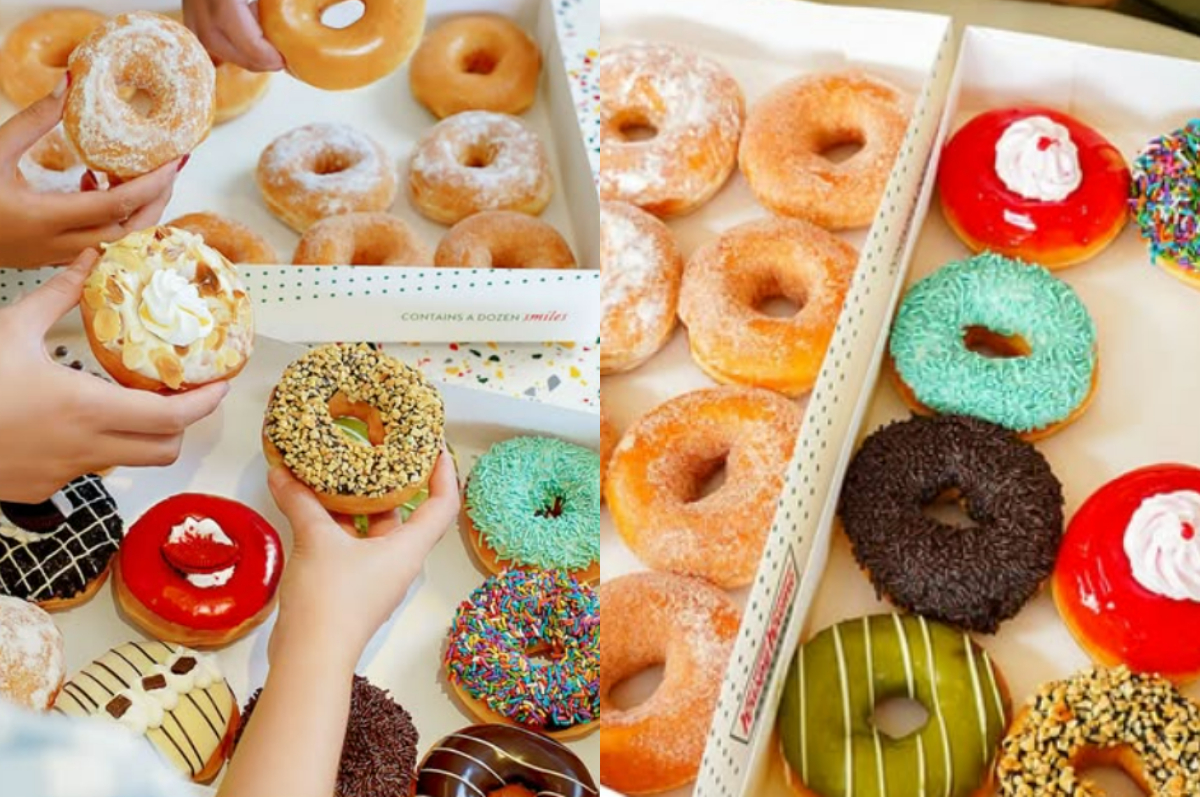 Donat Krispy Kreme lezat bisa kamu jumpai di Bogor, bisa pesan via online juga.