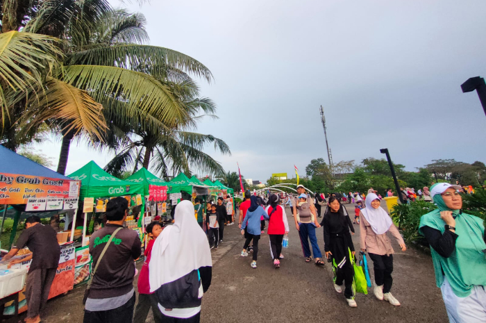 Suasana Alun-Alun GDC Kota Bogor pada Minggu 29 Juni 2025 pagi
