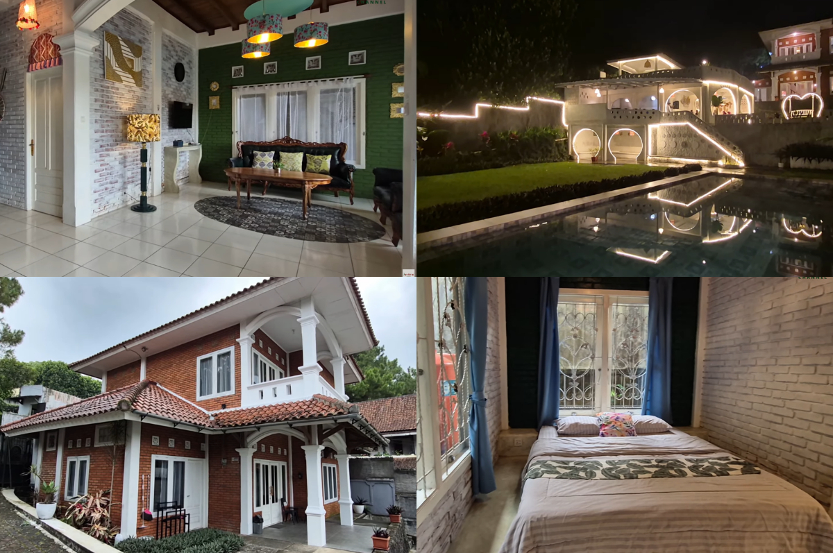 Kalo cari penginapan estetik, Villa Chara by Villa Syiayia jawabannya.