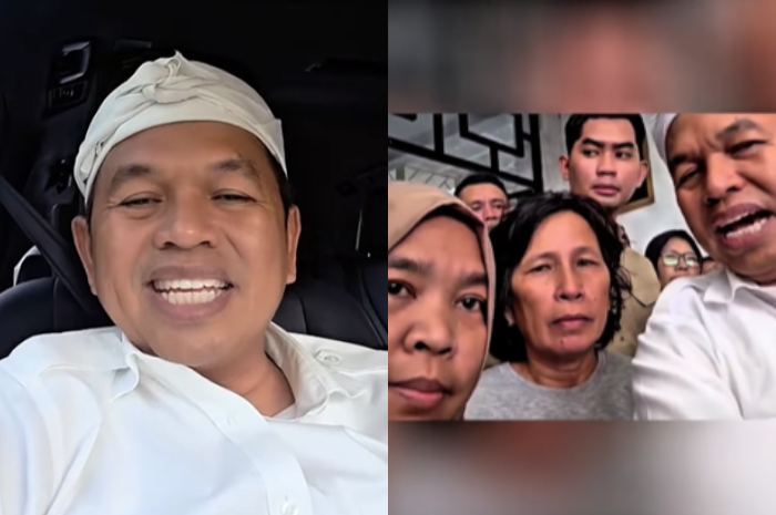 Gubernur Jawa Barat Dedi Mulyadi menyampaikan keterangan terkait penanganan persoalan di Cidahu, Kabupaten Sukabbumi.