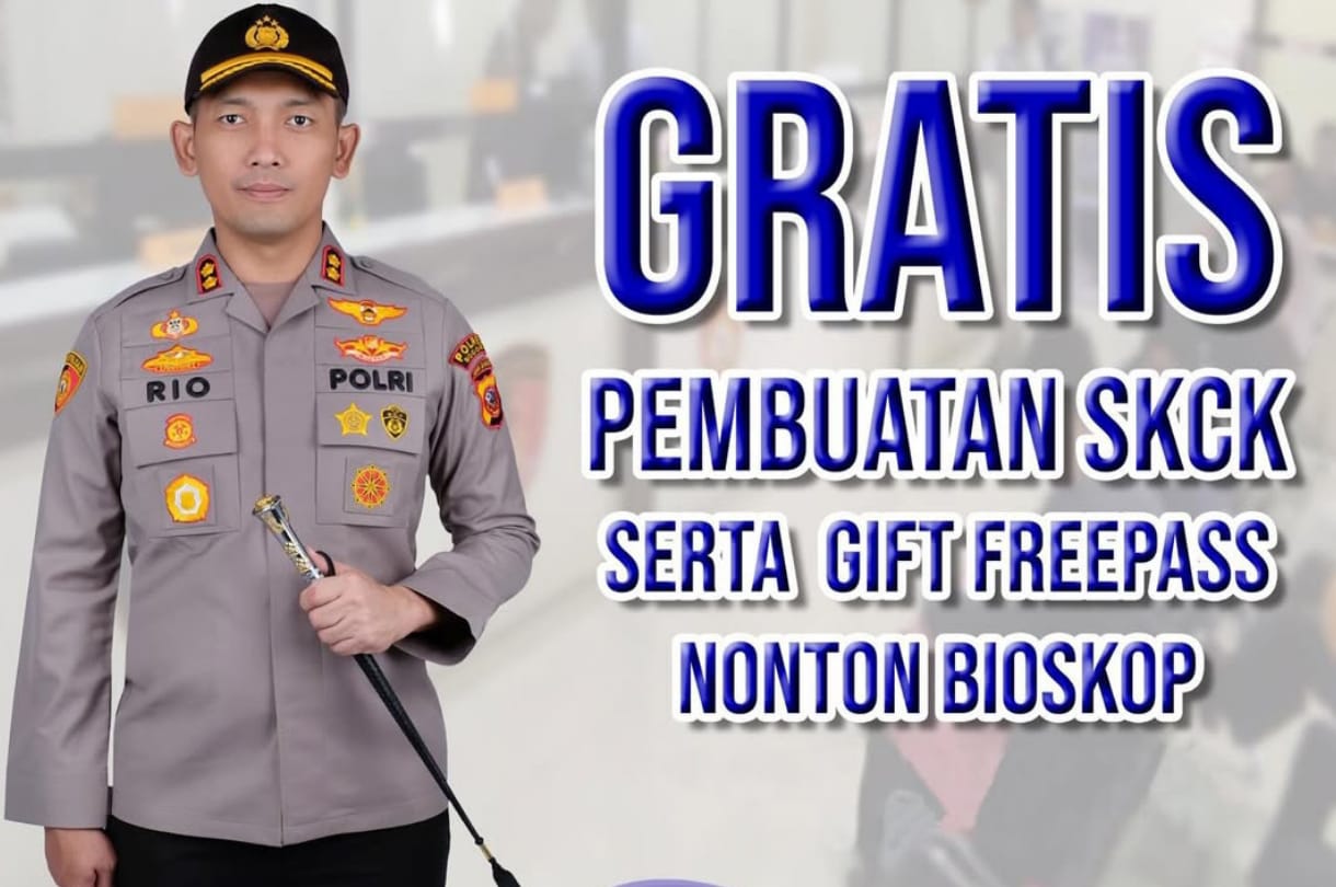 HUT Bhayangkara ke-79, Polres Bogor hadirkan promo SKCK gratis dan tiket nonton bagi warga yang lahir 1 Juli.&nbsp;