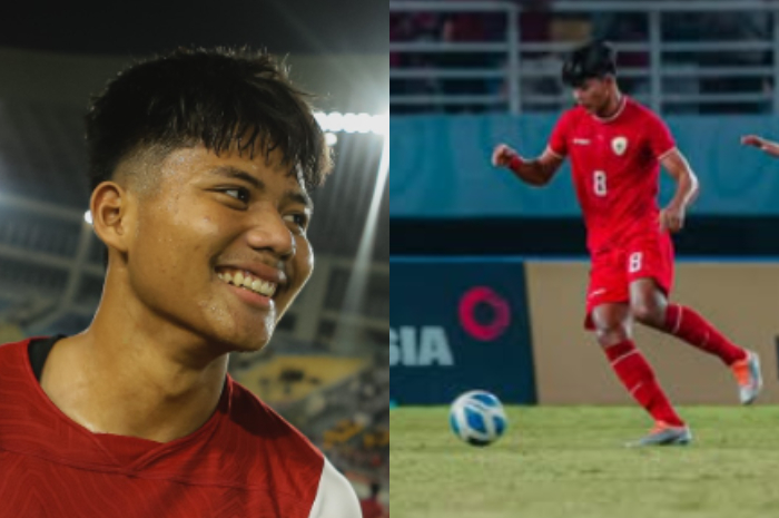 Potret pesepakbola Arkhan Kaka saat beraksi di lapangan.