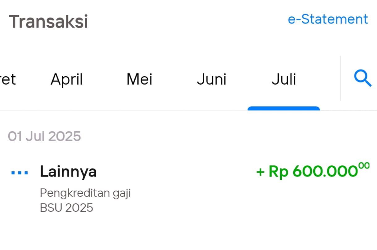Bantuan Subsidi Upah 2025 sudah masuk rekening Bank Mandiri