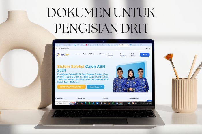 Ilustrasi dokumen untuk pengisian DRH PPPK tahap 2