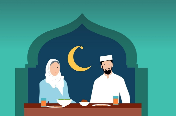 Ilustrasi ketika umat islam melaksanakan puasa sunnah pada bulan Muharram