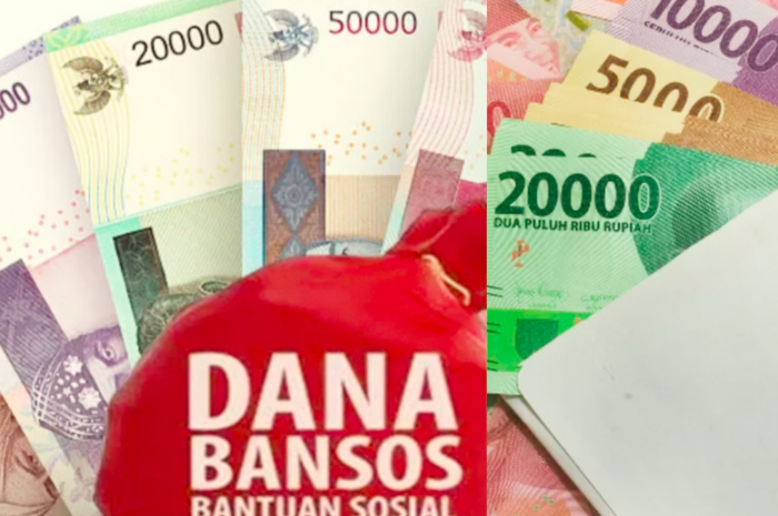 Ilustrasi uang pencairan bansos