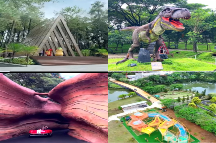 Suasana di berbagai wahana yang ada di Enchanting Valley oleh Taman Safari Bogor