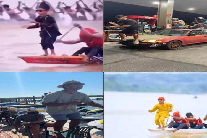 Aksi joki cilik pacu jalur viral di media sosial hingga menjadi tren dan banyak yang menirukan gayanya.