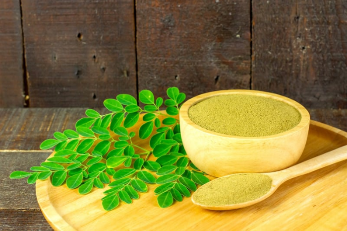 Ilustrasi daun kelor superfood alami