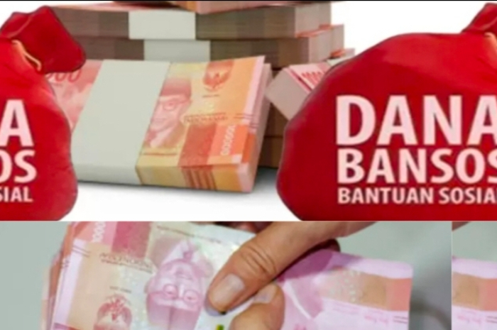 Ilustrasi uang pencairan bansos