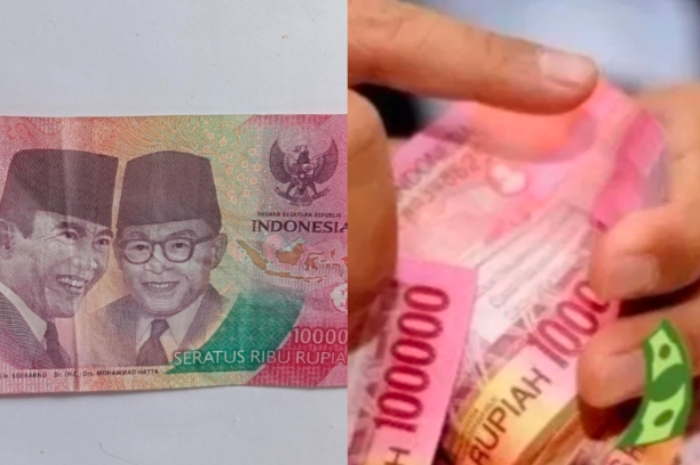Ilustrasi uang pencairan bansos