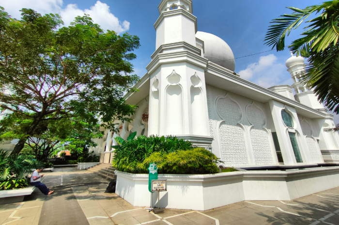 Bangunan Ash-Shiddiq Mosque, masjid megah di perbatasan Bogor-Depok
