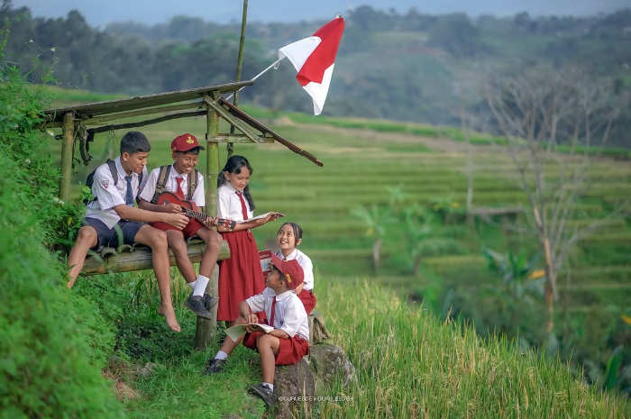 Ilustrasi siswa SD.