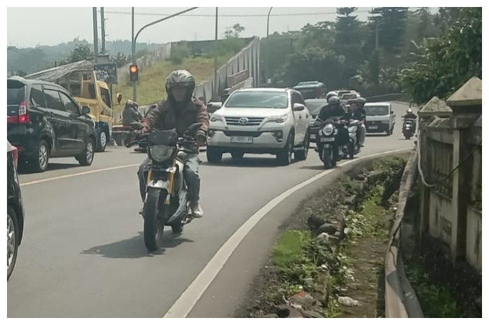 ILUSTRASI: Jalan Raya Puncak, Tanjakan Selarong, Kecamatan Megamendung, Kabupaten Bogor.