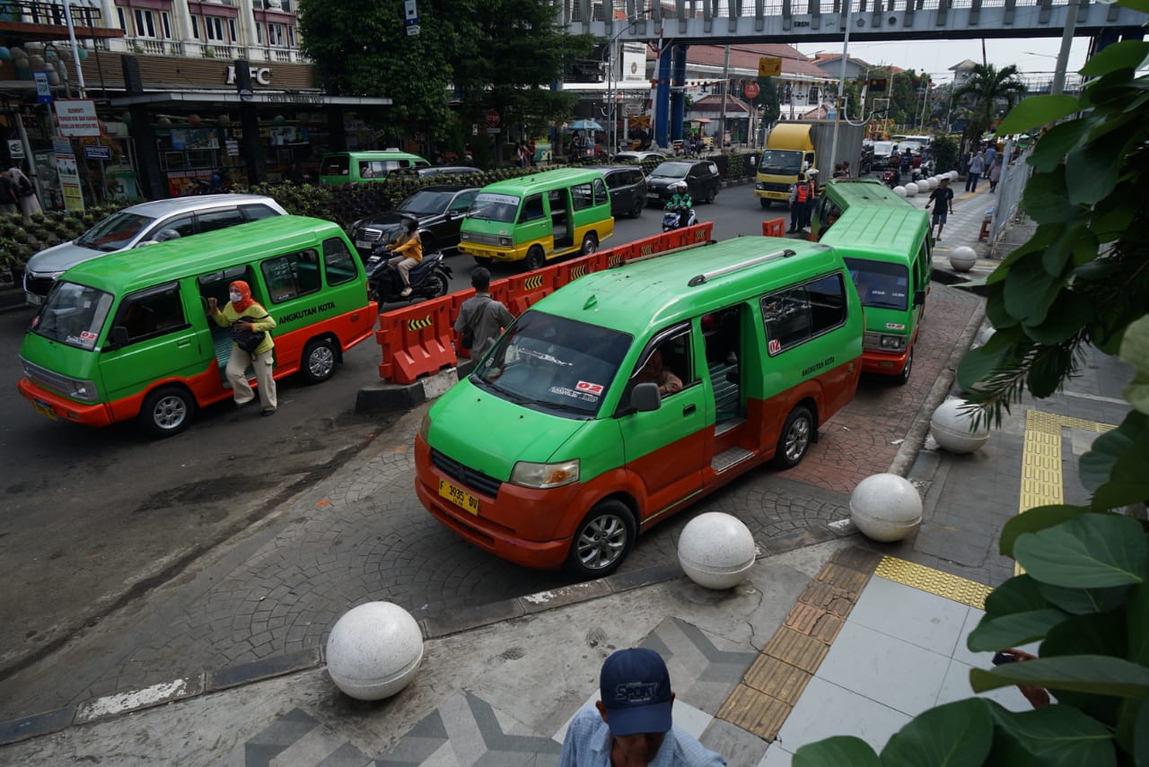 Celukan di depan Alun-alun Kota Bogor dibuka kembali setelah sekian lama ditutup, Jumat 4 Juli 2025.