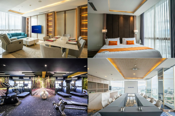 Bigland Bogor, hotel bintang empat, cocok bagi kamu yang ingin menginap dengan lanskap Gunung Salak dari kaca jendela.