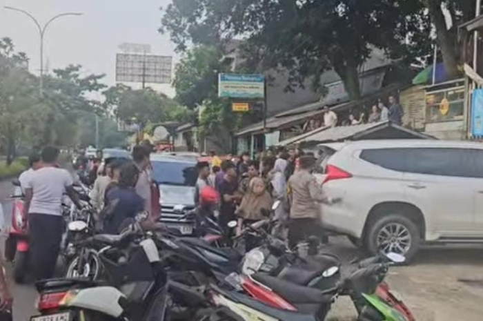 Tangkapan layar, pelaku jambret diamankan Polsek Cimanggis Polres Metro Depok.
