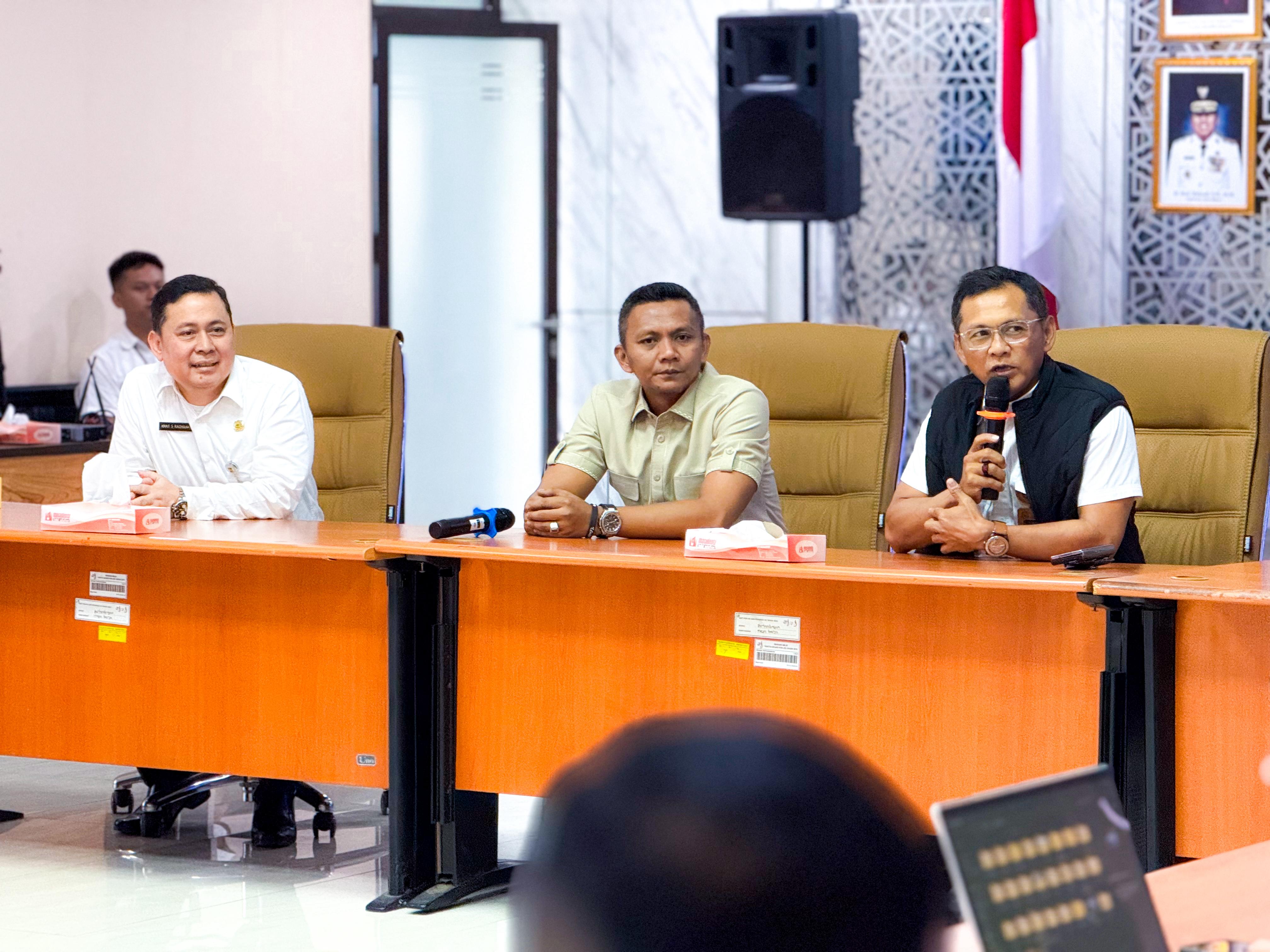 Pertemuan Pemkot Bogor dan Dispora Jabar, terkait persiapan sebagai tuan rumah Porprov Jabar 2026.