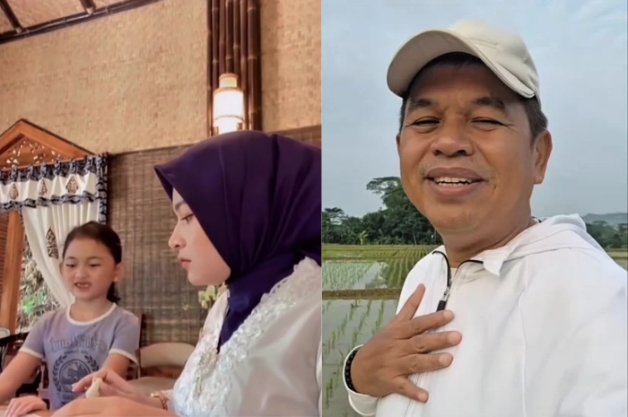 Ni Hyang, putri bungsu Gubernur Jawa Barat Dedi Mulyadi bersama seorang wanita bernama Syifa Aulia.