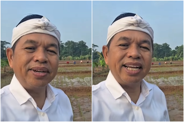 Gubernur Jawa Barat Dedi Mulyadi menyampaikan keterangan terkait pendidikan di Jabar.