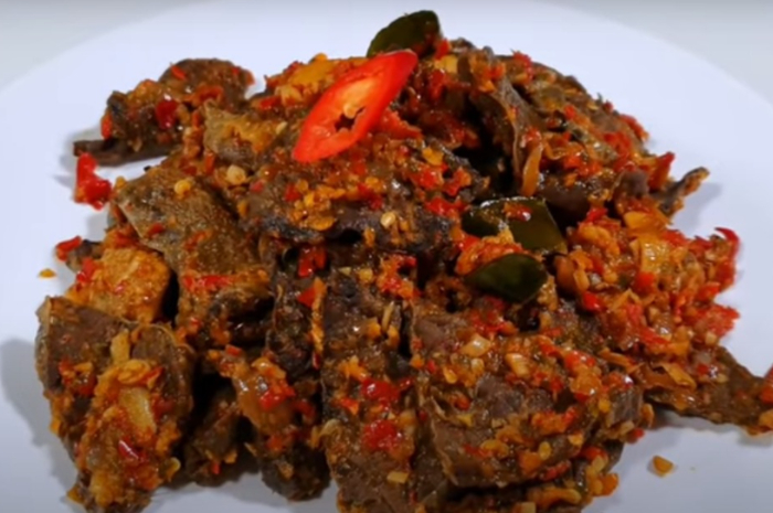 Resep oseng paru sapi dari YouTube Dapur Cantik Channel