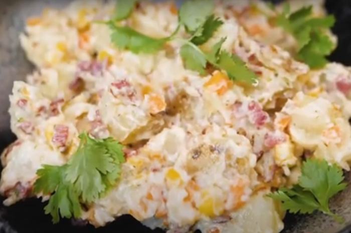 Resep Salad Kentang dari akun YouTube Ade Koerniawan