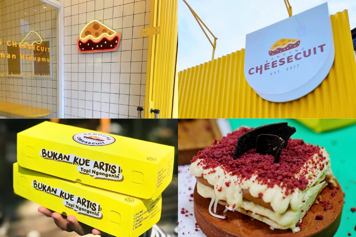 Dessert dari Bandung Cheesecuit ini bisa membuat ketagihan.