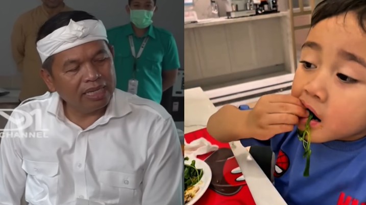 Anak Raffi Ahmad cari perhatian kepada Gubernur Jawa Barat Dedi Mulyadi