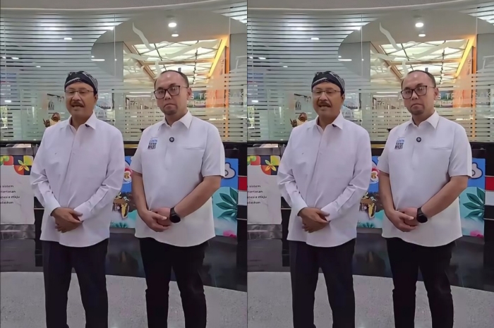 ensos dan Kepala PPATK saat menjelaskan tentang upaya untuk mencegah bansos yang tidak tepat sasaran.