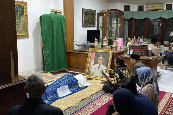 Suasana rumah Almarhum Iswara Natanegara di Jalan Bangbarung Raya, Bogor Utara.