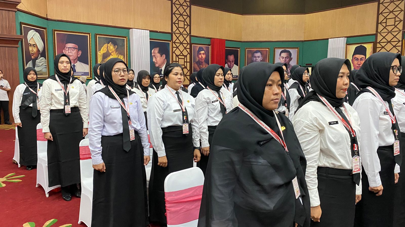 Suasan pembukaan Latsar CPNS di Gedung Tegar Beriman Pemkab Bogor