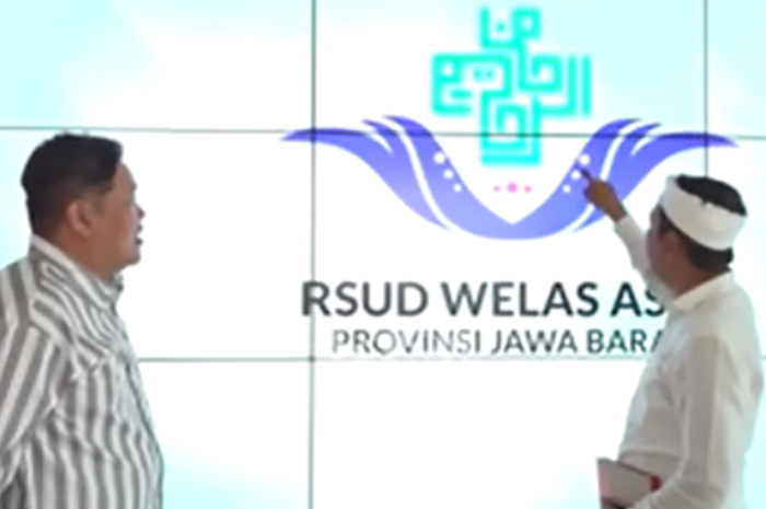 Gubernur Jawa Barat Dedi Mulyadi saat menjelaskan makna RSUD Welas Asih.&nbsp;