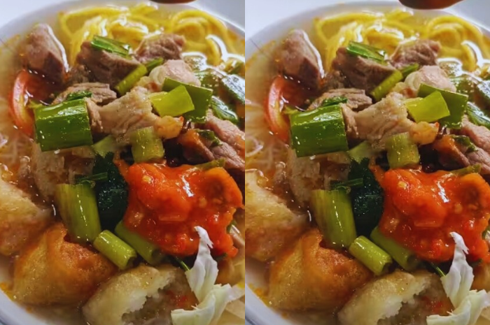 Soto mie, kuliner khas Bogor yang banyak digemari.