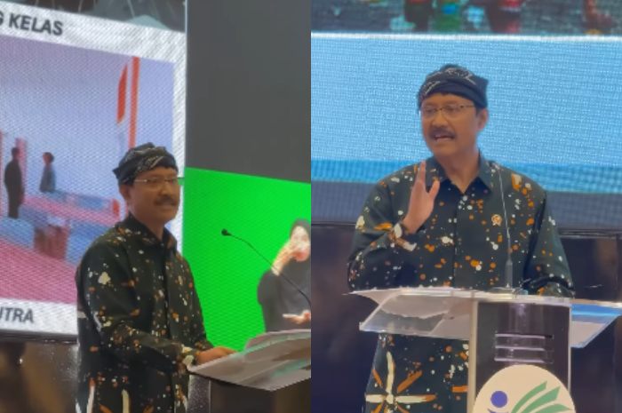 Menteri Sosial Saifullah Yusuf (Gus Ipul) saat menghadiri rapat koordinasi nasional implementasi DTSEN.