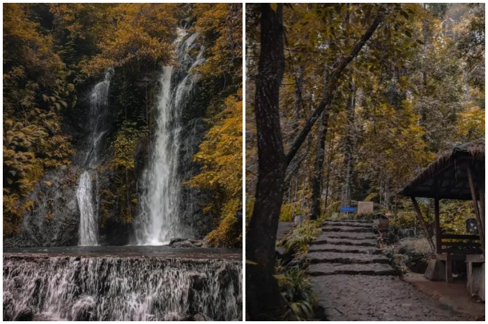 Salah satu spot di Curug Cilember yang cocok buat liburan aktif tapi tetap santai.