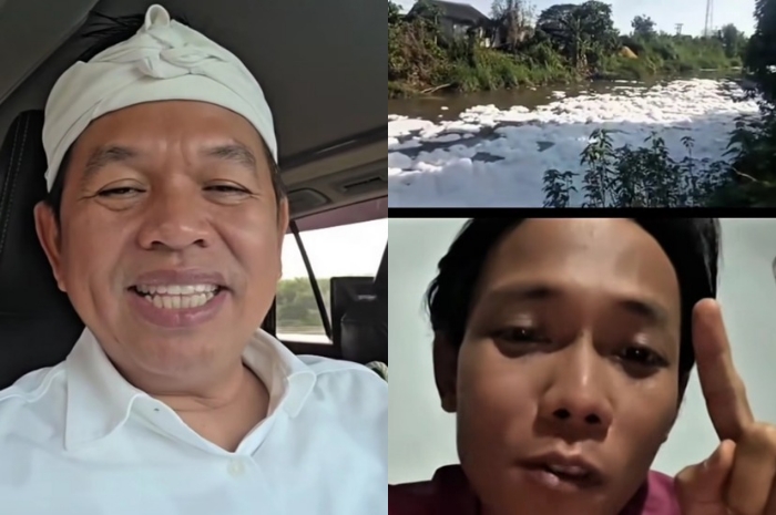 Gubernur Jawa Barat Dedi Mulyadi merespons pernyataan pria asal Banten tentang masalah pencemaran air sungai di Jabar.
