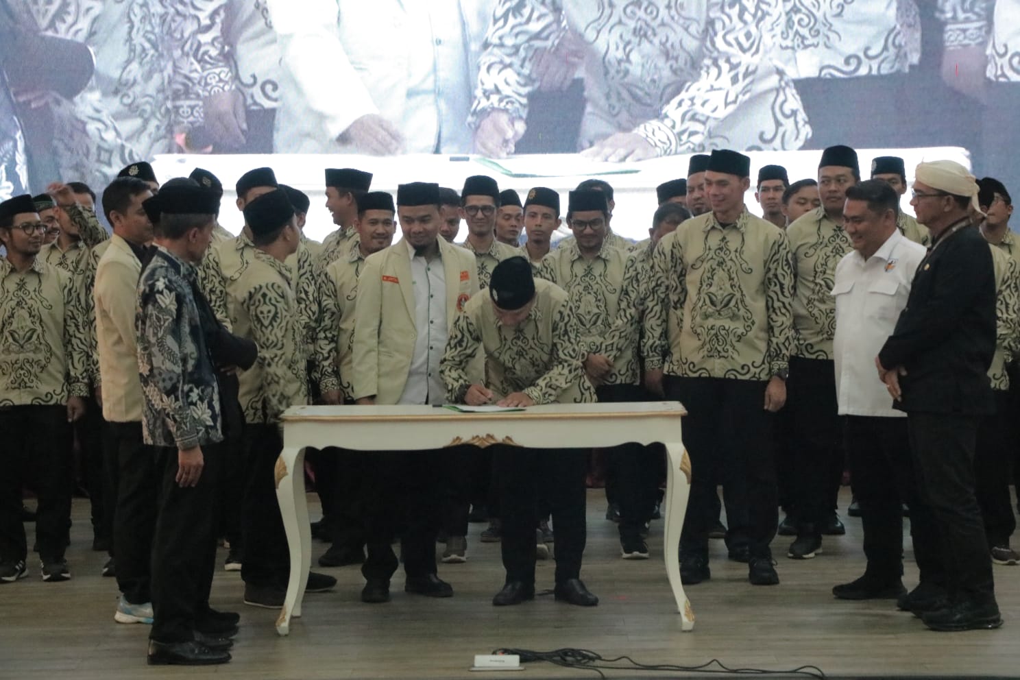 Pelantikan pengurus Pemuda Muhammadiyah di Auditorium Setda Kabupaten Bogor, Cibinong, Kamis 10 Juli 2025.