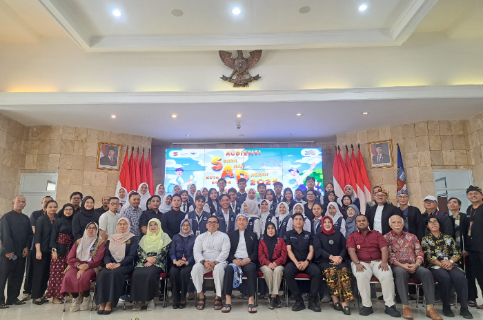 Audiensi Suara Anak Daerah pada Kamis (10/7/2025). Pelangaran Perda KTR kembali jadi sorotan.