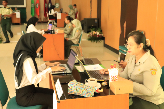 Pelaksanaan seleksi wawancara calon mahasiswa Polbangtan Bogor.