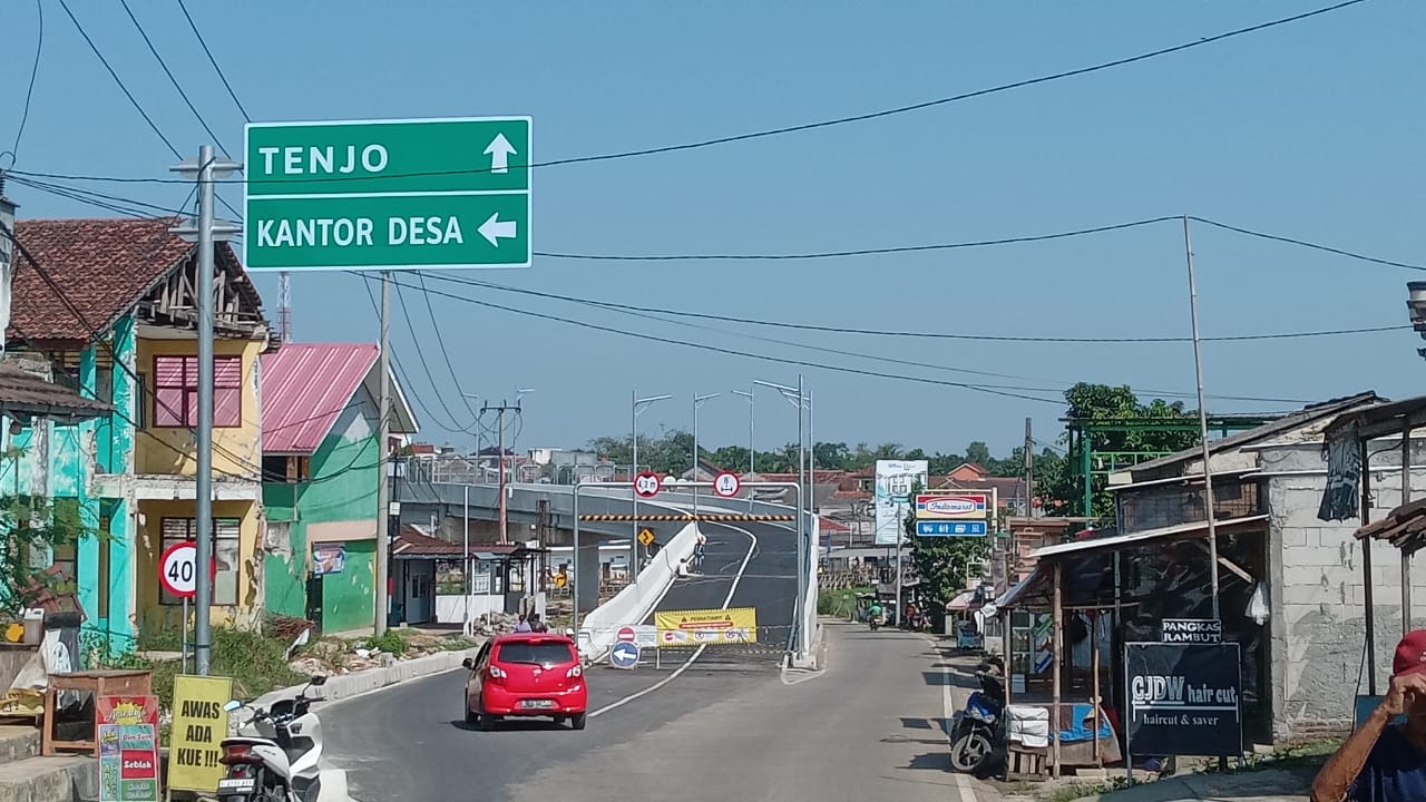 Pembangunan Flyover dan JPO Tenjo, Kecamatan Tenjo, Kabupaten Bogor, telah rampung dan dinyatakan layak.
