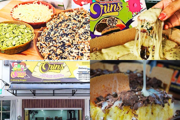 Tampilan cantik ala pizza, topping mewah, dan rasa martabak yang juara ala Orins Bogor emang nggak pernah gagal.