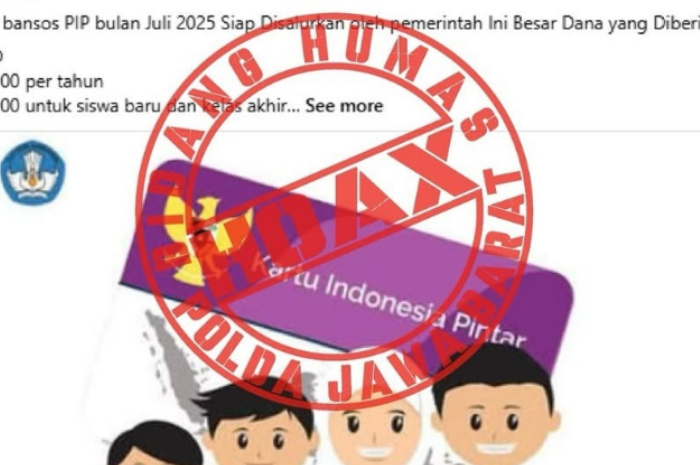 Polda Jabar memberikan klarifikasi terhadap berita hoaks yang mengarah ke link pendaftaran PIP.