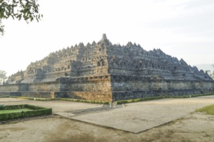 Candi Borobudur di Magelang, Jawa Tengah.
