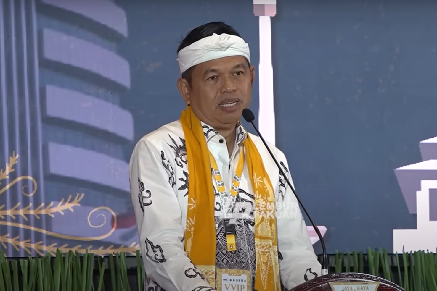 Gubernur Jawa Barat Dedi Mulyadi bicara terkait korupsi di hadapan KPK.&nbsp;