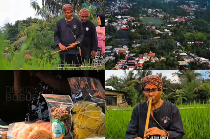 Suasana Desa Wisata Pasir Eurih di Kabupaten Bogor.