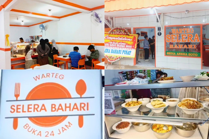 Suasana kulineran 24 jam di Dramaga Bogor dengan sajian sederhana dan banyak digemari.