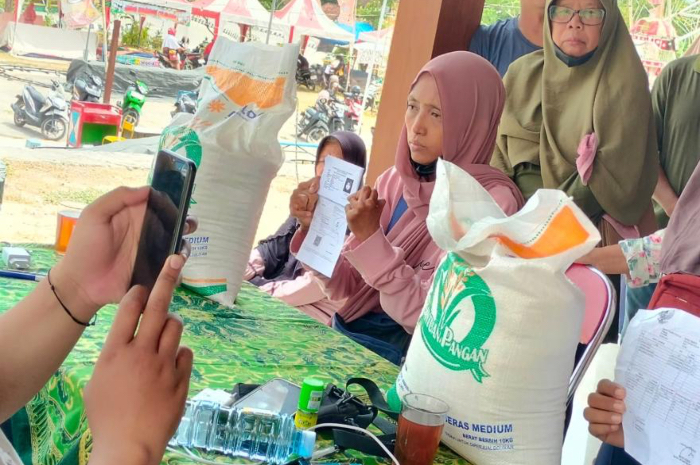 Penyaluran Bansos di Kalurahan Srimulyo